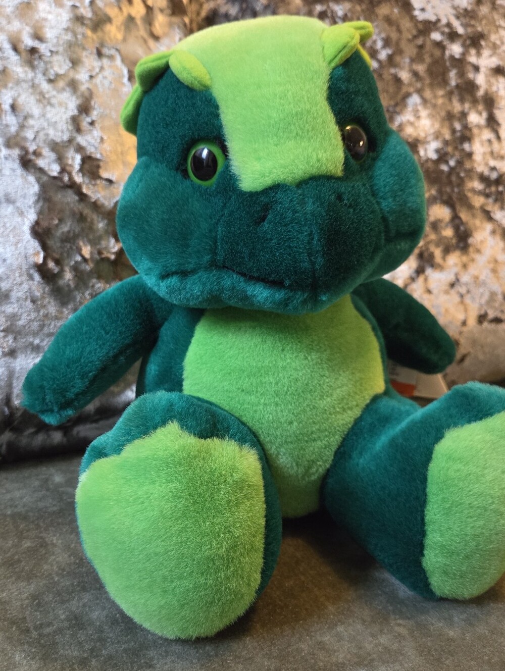 Vintage 1992 Dinosaur Plushie Stuffed Animal Gobi T-Rex New With Tags